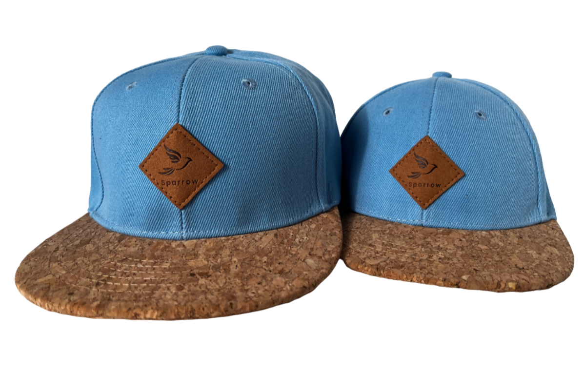 3er Set Sparrow Cap Blau (2xAdult, 1xKid)