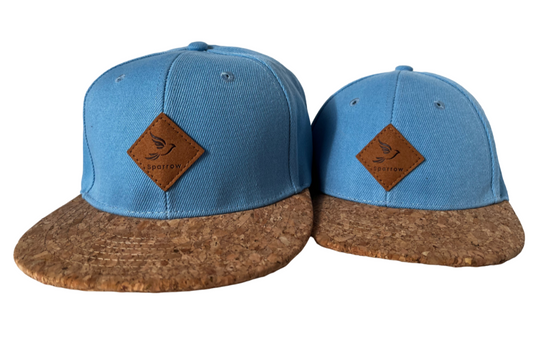 3er Set Sparrow Cap Blau (2xAdult, 1xKid)