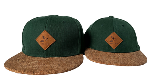 3er Set Sparrow Cap Grün (2xAdult, 1xKid)