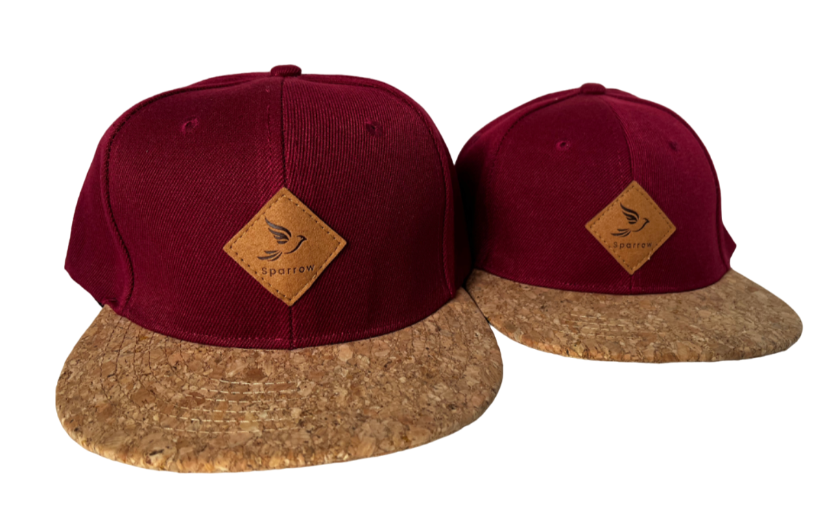 3er Set Sparrow Cap Rot (2xAdult, 1xKid)